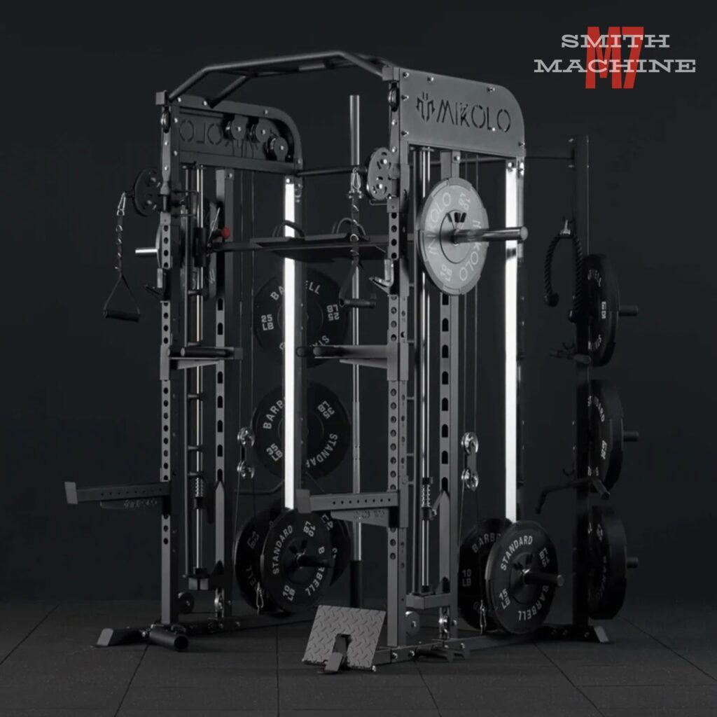 mikolo M7 Smith machine for home gym weight plate training total gym funtional trainer system