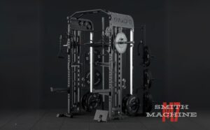 Mikolo M7 Smith Machine with Cable Crossover System, Multi-Function Squat Rack Power Cage for Home Gym, Power Rack and Packages