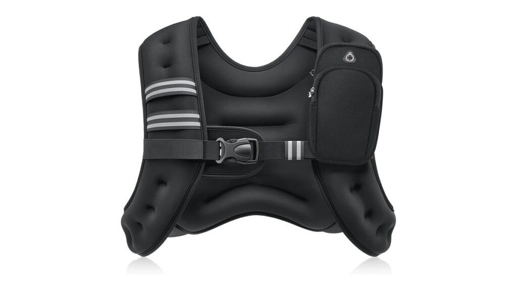 Zelus weighted vest review: black Classic X-Shaped fixed-weight model
