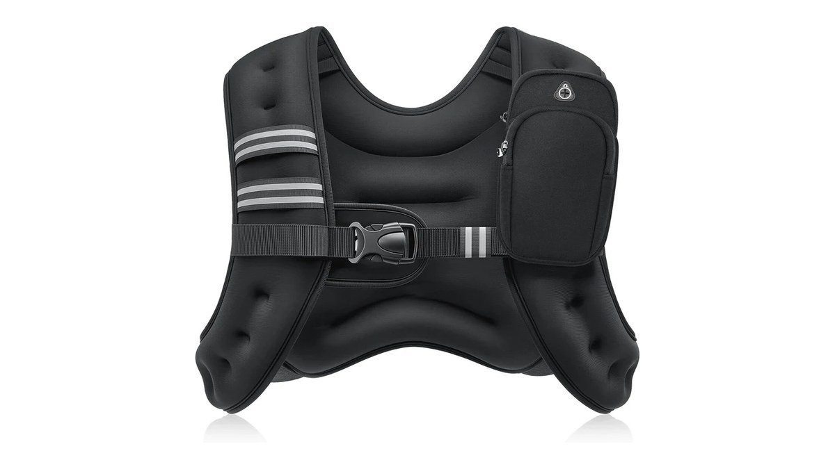 Zelus weighted vest review: black Classic X-Shaped fixed-weight model